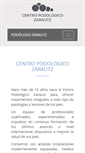 Mobile Screenshot of podologozarautz.com